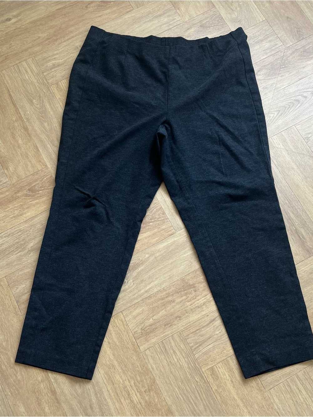 J Jill Ponte Leggings Pants Gray size Large Pull on Work Comfort preowned